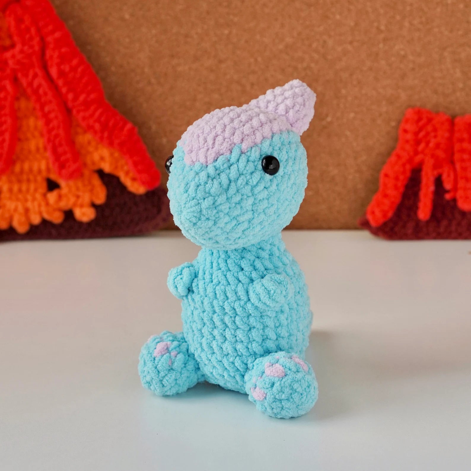 Dinosaur No-Sew Crochet Bundle, Amigurumi Crochet Pattern, Dinosaur World Crochet, Tyrannosaurus Crochet, Triceratops Pattern
