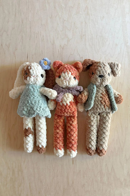 Fable Collection Pets BUNDLE (Dog, Cat and Bunny CROCHET PATTERNS) + Bedtime Bundle